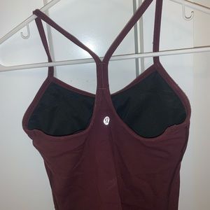 Maroon lululemon tank